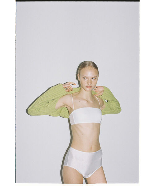 Ray BEAMS（レイビームス）の「Ray BEAMS / 2way アーム ボレロ（Tシャツ/カットソー・レディース・グリーン/ブラック・ONE SIZE）」の10枚目の写真