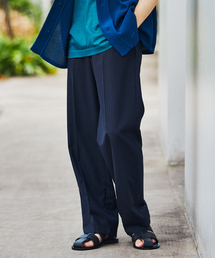 EDIFICE LA BOUCLE | 【LA BOUCLE / ラブークル】サイドアジャストパンツ ストライプ(スラックス)