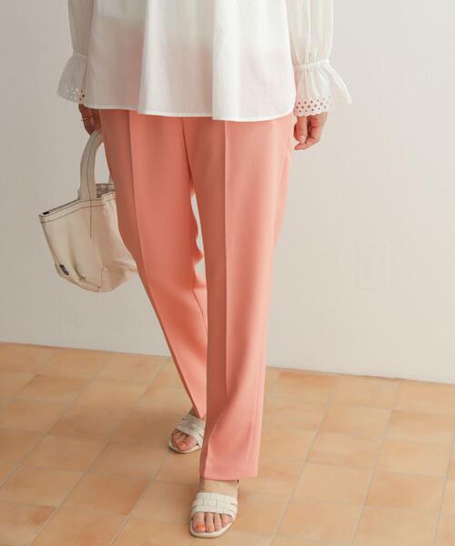 URBAN RESEARCH DOORS（アーバンリサーチドアーズ）の「カラーストレッチトラウザー（その他パンツ・レディース・ミント/ピンク系その他/アイボリー/ブラック・SMALL/MEDIUM）」の4枚目の写真