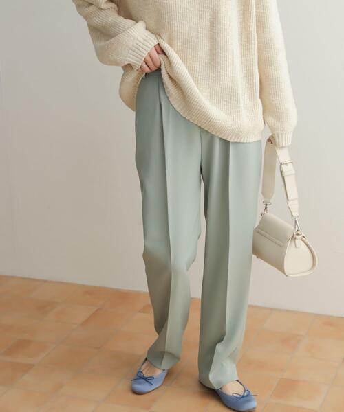 URBAN RESEARCH DOORS（アーバンリサーチドアーズ）の「カラーストレッチトラウザー（その他パンツ・レディース・ミント/ピンク系その他/アイボリー/ブラック・SMALL/MEDIUM）」の3枚目の写真