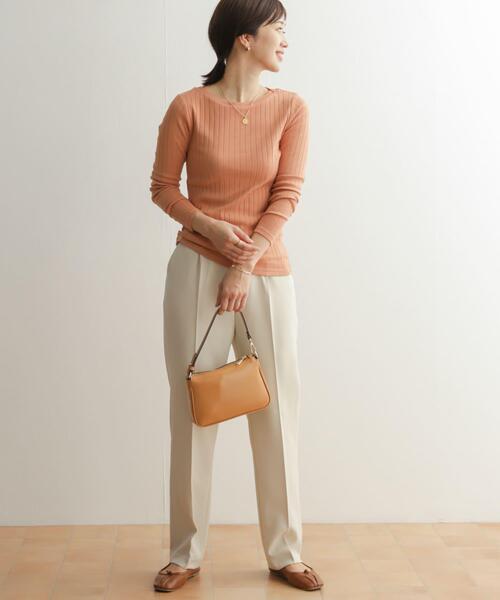 URBAN RESEARCH DOORS（アーバンリサーチドアーズ）の「カラーストレッチトラウザー（その他パンツ・レディース・ミント/ピンク系その他/アイボリー/ブラック・SMALL/MEDIUM）」の17枚目の写真