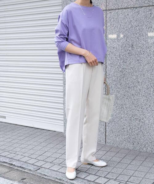 URBAN RESEARCH DOORS（アーバンリサーチドアーズ）の「カラーストレッチトラウザー（その他パンツ・レディース・ミント/ピンク系その他/アイボリー/ブラック・SMALL/MEDIUM）」の18枚目の写真