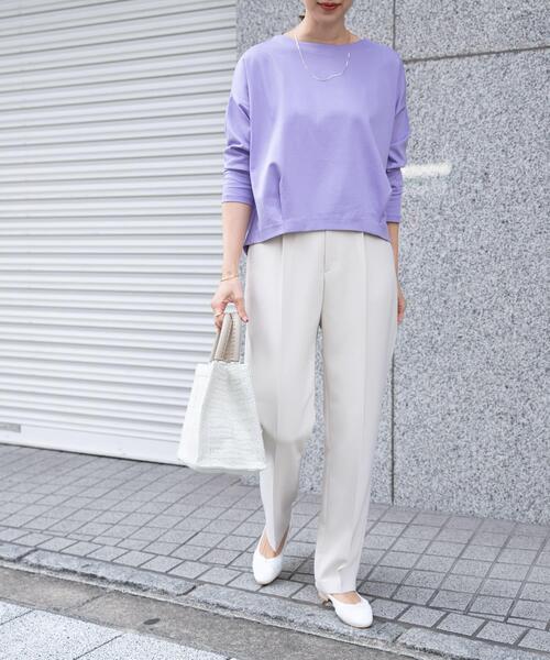 URBAN RESEARCH DOORS（アーバンリサーチドアーズ）の「カラーストレッチトラウザー（その他パンツ・レディース・ミント/ピンク系その他/アイボリー/ブラック・SMALL/MEDIUM）」の19枚目の写真