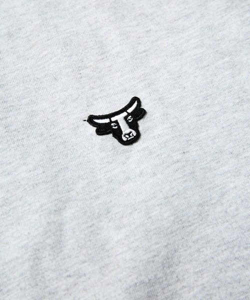 HANES(ヘインズ)の「【Hanes/ヘインズ】BEEFY ビーフィー ワンポイントワッペン Tシャツ(Tシャツ/カットソー・メンズ・ブラック/グレー/ホワイト/ネイビー・LARGE/MEDIUM/SMALL/X-LARGE)」の6枚目の写真