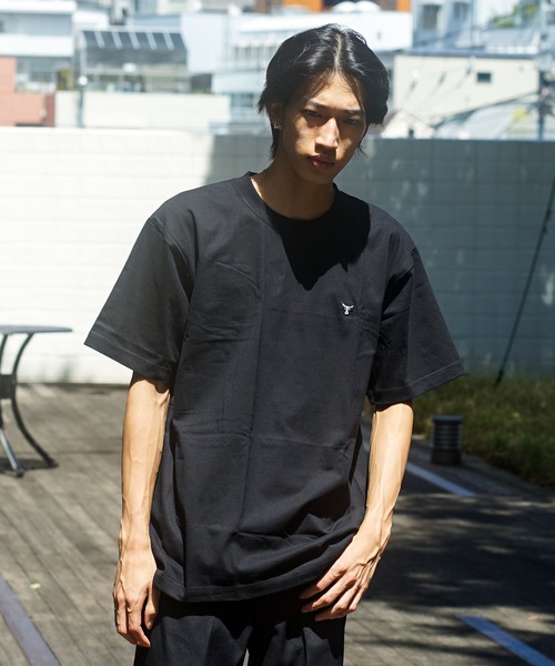 HANES(ヘインズ)の「【Hanes/ヘインズ】BEEFY ビーフィー ワンポイントワッペン Tシャツ(Tシャツ/カットソー・メンズ・ブラック/グレー/ホワイト/ネイビー・LARGE/MEDIUM/SMALL/X-LARGE)」の19枚目の写真