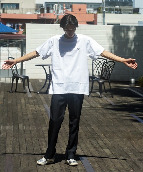 HANES(ヘインズ)の「【Hanes/ヘインズ】BEEFY ビーフィー ワンポイントワッペン Tシャツ(Tシャツ/カットソー・メンズ・ブラック/グレー/ホワイト/ネイビー・LARGE/MEDIUM/SMALL/X-LARGE)」の11枚目の写真