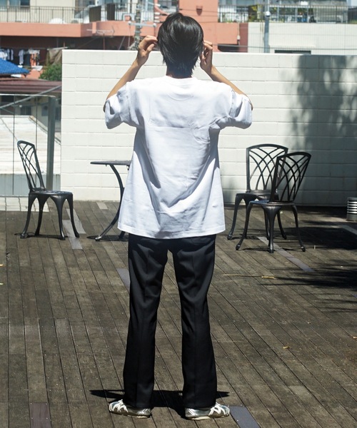 HANES(ヘインズ)の「【Hanes/ヘインズ】BEEFY ビーフィー ワンポイントワッペン Tシャツ(Tシャツ/カットソー・メンズ・ブラック/グレー/ホワイト/ネイビー・LARGE/MEDIUM/SMALL/X-LARGE)」の12枚目の写真