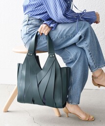 SHIPS（シップス）の「* クロス メッシュ ミディ トート 24SS ◇（ビジネスバッグ）」