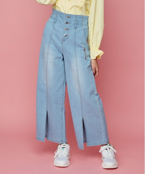 JENNI love（ジェニィラブ）の「ハイウエストセンタースリットパンツ