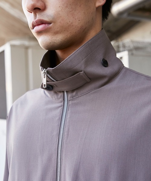 th products(ティーエイチプロダクト)の「【th products)/ティーエイチプロダクツ】STUDIOUS別注 HALF ZIP SHIRTS(シャツ/ブラウス・メンズ・ブラック/ベージュ・1/2)」の10枚目の写真