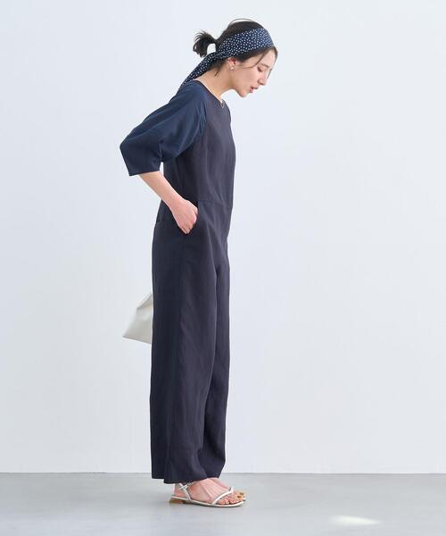 【試着のみ】GREEN LABEL RELAXING オールインワン　ベージュ green label relaxing（グリーンレーベルリラクシング）の「＜CO