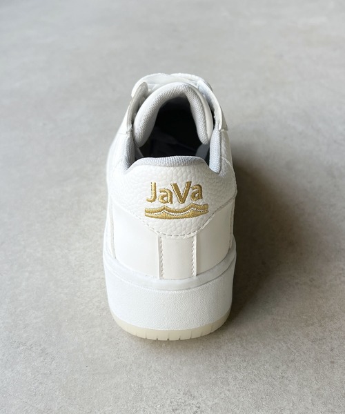 Java（ジャバ）の「《JaVaジャバ 別注》HERITAGE　COAT（ヘリテイジコート）　コートスタイルスニーカー（スニーカー・メンズ・ホワイト/ブラック・XX-LARGE/XXX-LARGE/X-LARGE/LARGE/MEDIUM）」の13枚目の写真