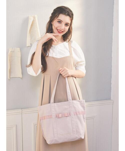 Maison de FLEUR（メゾンドフルール）の「マルチポケット帆布トートM