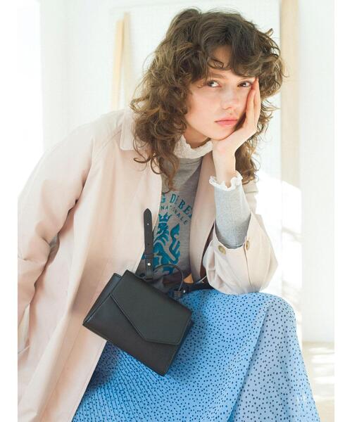 Lugnoncure（ルノンキュール）の「ランダムドット消しプリーツスカート（スカート・レディース・オフホワイト/ブルー/ブラック・ﾌﾘ-）」の21枚目の写真