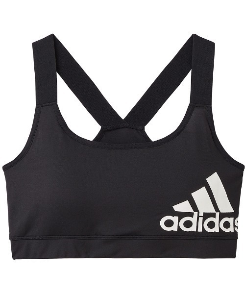 adidas(アディダス)の「adidas/アディダス サイドロゴ スポーツブラ 吸汗速乾(スポーツブラ・レディース・クリーム/ダークグリーン/ブラック・MEDIUM/LARGE)」の14枚目の写真