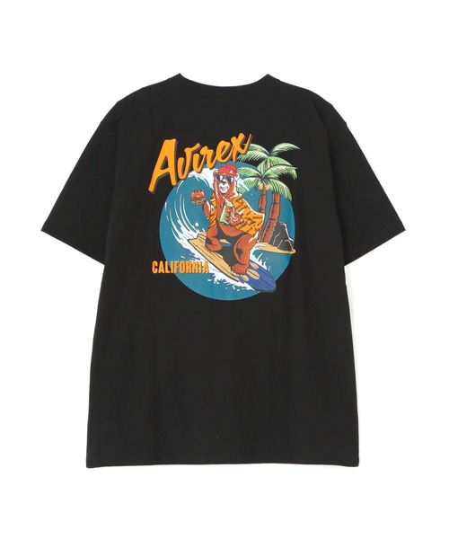 AVIREX（アヴィレックス）の「【WEB&DEPOT限定】SURFING BEAR SHORT SLEEVE T-SHIRT / サーフィン ベア ショートスリーブ Tシャツ / AVIREX / アヴィレックス（Tシャツ/カットソー・メンズ・ホワイト/ブラック・MEDIUM/LARGE/X-LARGE/XX-LARGE）」の19枚目の写真