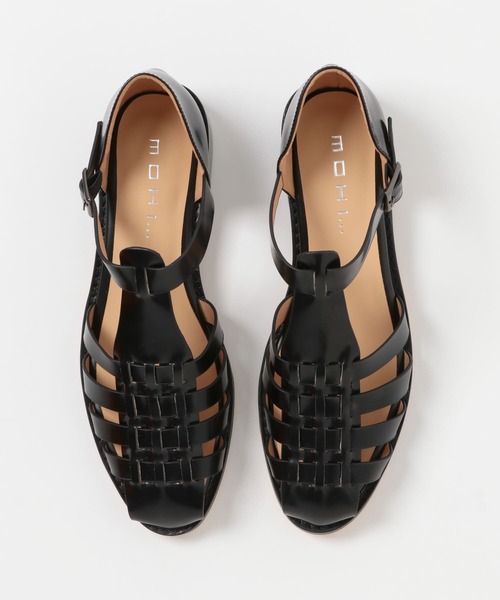 MOHI（モヒ）の「MOHI　グルカサンダル（サンダル・レディース・ブラック/ホワイト・37/38）」の9枚目の写真