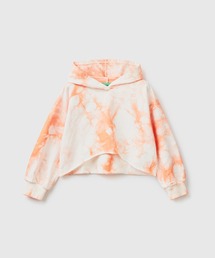 BENETTON (UNITED COLORS OF BENETTON)（ベネトンユナイテッドカラーズオブベネトン）の「キッズタイダイ染めプルオーバースウェットフードパーカーG（パーカー・キッズ）」
