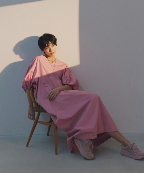 emmi（エミ）の「【emmi atelier】袖バルーンシャツOP