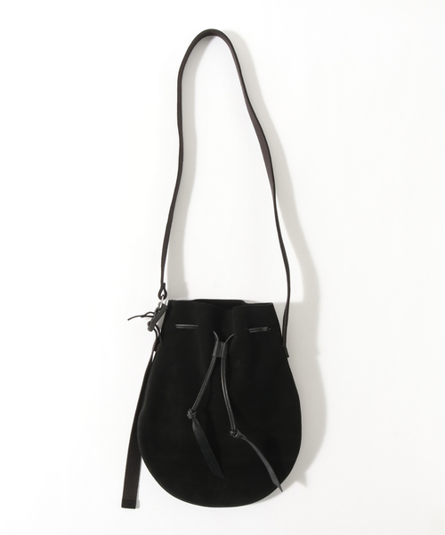 hobo（ホーボー）の「【hobo/ホーボー】DRAWSTRING POUCH FIDLOCK(R) BUCKLE（ショルダーバッグ・メンズ・ブラック/ベージュ系その他・FREE）」の8枚目の写真