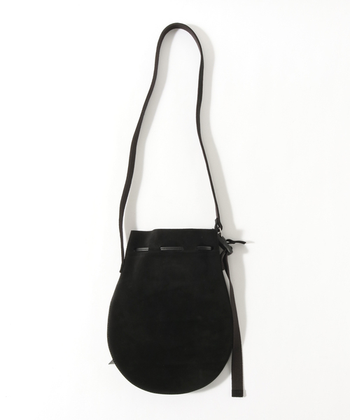 hobo（ホーボー）の「【hobo/ホーボー】DRAWSTRING POUCH FIDLOCK(R) BUCKLE（ショルダーバッグ・メンズ・ブラック/ベージュ系その他・FREE）」の9枚目の写真