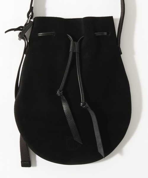 hobo（ホーボー）の「【hobo/ホーボー】DRAWSTRING POUCH FIDLOCK(R) BUCKLE（ショルダーバッグ・メンズ・ブラック/ベージュ系その他・FREE）」の10枚目の写真