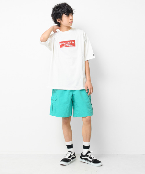 RAT EFFECT(ラットエフェクト)の「【水陸両用】クライミングカーゴショートパンツ(カーゴパンツ・キッズ・ブラック×ブルー/ブルー系その他/グリーン/エメラルド・120/130/140/150/160/170)」の13枚目の写真