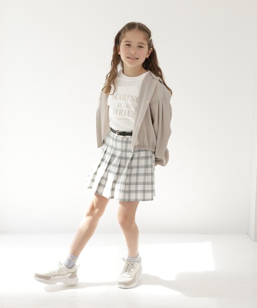 GLOBAL WORK（グローバルワーク）の「ムテキプリティプリーツスカート2/194972（スカート・キッズ・グレー/アイボリー/ブラック/ベージュ/ブルー系その他・120cm/130cm/140cm/150cm/110cm/100cm/160cm）」の21枚目の写真