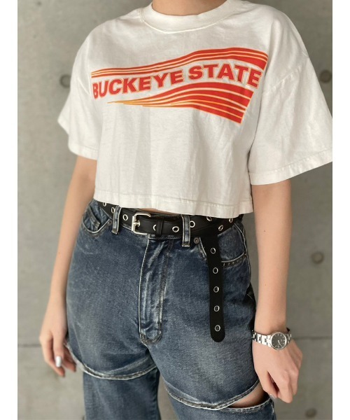 ENVYM（アンビー）の「アイレットロングベルト（ベルト・レディース・ブラック・FREE）」の4枚目の写真