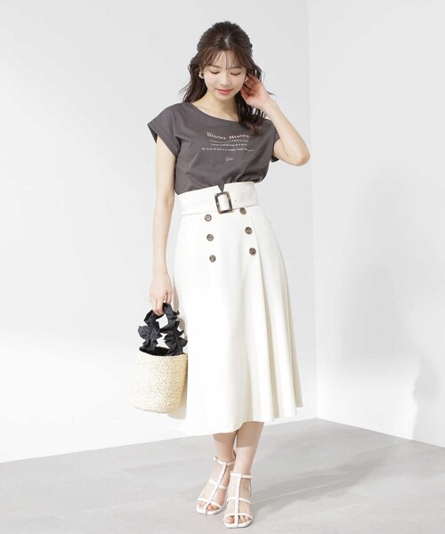 Proportion Body Dressing❤︎チェックベルトトレンチスカート プロポーションボディドレッシング PROPORTION BODY DRESSING