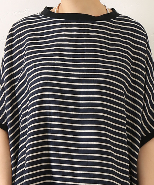 リネンボーダー ポンチョ（シャツ/ブラウス）｜JOURNAL STANDARD