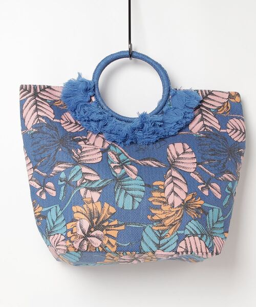 Shiraleah（シャラレア）の「【SHIRALEAH】ボタニカルプリントサークルハンドルトート（トートバッグ・レディース・マルチ・FREE）」の3枚目の写真