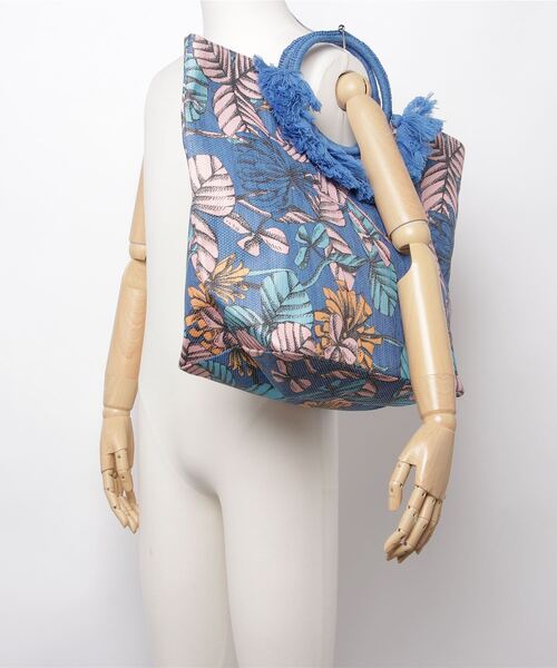 Shiraleah（シャラレア）の「【SHIRALEAH】ボタニカルプリントサークルハンドルトート（トートバッグ・レディース・マルチ・FREE）」の2枚目の写真