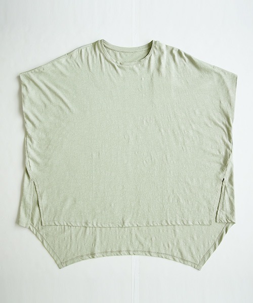 and it_(アンドイット)の「コットンスラブイレギュラーヘムカットソー(Tシャツ/カットソー・レディース・ブラック/ミント/キナリ・M/L)」の21枚目の写真