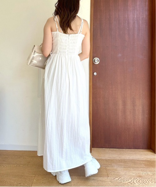 OLIVE des OLIVE（オリーブデオリーブ）の「旬なレディキャミワンピース　1031090550（ワンピース・レディース・ラベンダー/ブラック/オフホワイト/チェック・FREE）」の16枚目の写真