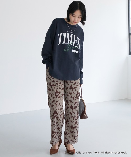 GOOD ROCK SPEED（グッドロックスピード）の「【GOOD ROCK SPEED】NYC ロングスリーブTシャツ（Tシャツ/カットソー・レディース・ネイビー/ホワイト/ピンク・F）」の19枚目の写真