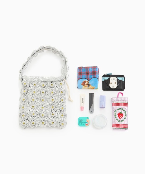 HEY!MrsROSE(ヘイミセスローズ)の「HEY! Mrs ROSE(ヘイ!ミセスローズ)YOYO QUILTバッグ(ハンドバッグ・レディース・ブラック/シルバー・FREE)」の17枚目の写真