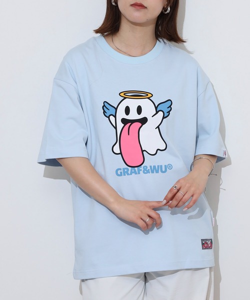 新品GRAF&WUグラフアンドウー 天使＆悪魔　おばけＴシャツ半袖カットソーM GRAF＆WU tシャツ GRAF＆WU/ グラフアンドウー 天使＆悪魔
