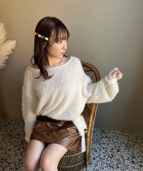 Arpege story メッシュニット リボン 黒 Arpege story メッシュニット リボン 黒 - メルカリ