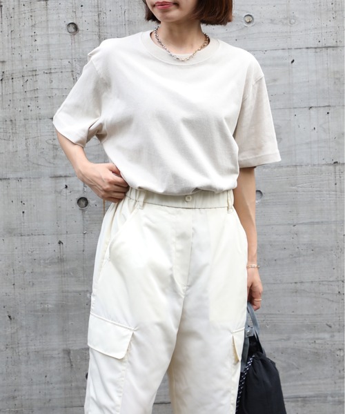 United Athle（ユナイテッドアスレ）の「【United Athle】6.0オンス オープンエンド ヘヴィーウェイト Tシャツ ※4208（Tシャツ/カットソー・メンズ・ネイビー/ライトパープル/サンドベージュ/ホワイト/ライトオリーブ/ライトピンク/ブラック/ヘザーグレー・L/XL/M/S）」の4枚目の写真