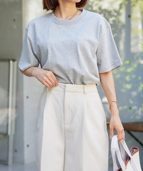 United Athle（ユナイテッドアスレ）の「【United Athle】6.0オンス オープンエンド ヘヴィーウェイト Tシャツ ※4208（Tシャツ/カットソー・メンズ・ネイビー/ライトパープル/サンドベージュ/ホワイト/ライトオリーブ/ライトピンク/ブラック/ヘザーグレー・L/XL/M/S）」の3枚目の写真