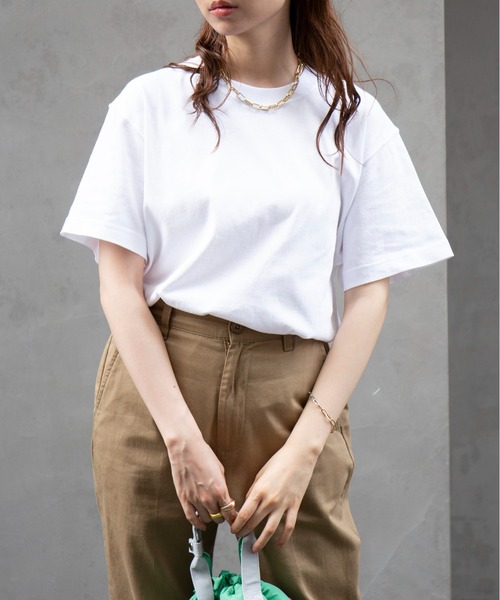 United Athle（ユナイテッドアスレ）の「【United Athle】6.0オンス オープンエンド ヘヴィーウェイト Tシャツ ※4208（Tシャツ/カットソー・メンズ・ネイビー/ライトパープル/サンドベージュ/ホワイト/ライトオリーブ/ライトピンク/ブラック/ヘザーグレー・L/XL/M/S）」の13枚目の写真