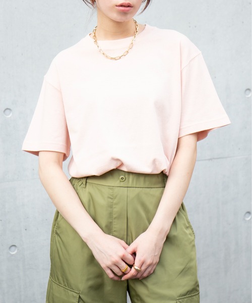 United Athle（ユナイテッドアスレ）の「【United Athle】6.0オンス オープンエンド ヘヴィーウェイト Tシャツ ※4208（Tシャツ/カットソー・メンズ・ネイビー/ライトパープル/サンドベージュ/ホワイト/ライトオリーブ/ライトピンク/ブラック/ヘザーグレー・L/XL/M/S）」の9枚目の写真