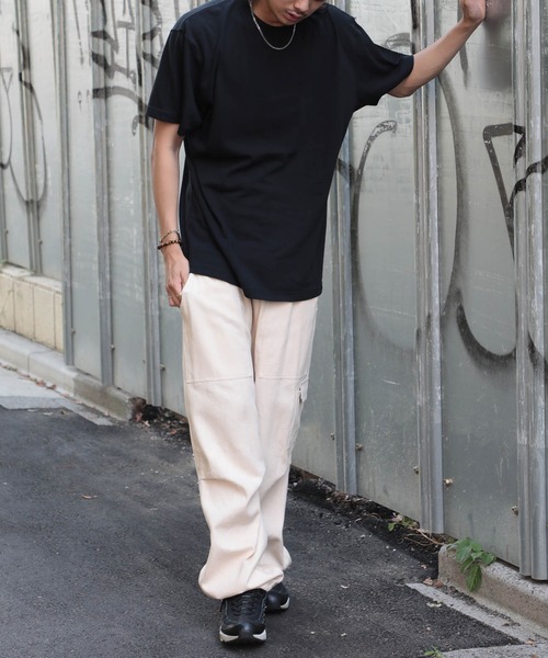 United Athle（ユナイテッドアスレ）の「【United Athle】6.0オンス オープンエンド ヘヴィーウェイト Tシャツ ※4208（Tシャツ/カットソー・メンズ・ネイビー/ライトパープル/サンドベージュ/ホワイト/ライトオリーブ/ライトピンク/ブラック/ヘザーグレー・L/XL/M/S）」の20枚目の写真