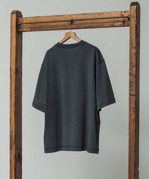 LIDNM(リドム)の「CRISP YARN TEE(Tシャツ/カットソー・メンズ・グレー系その他/ホワイト系その他・SMALL/MEDIUM)」の15枚目の写真