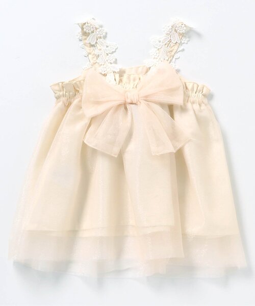 apres les cours(アプレレクール)の「レースチュール ベビージャンスカ(その他ベビーウェア・キッズ・ブルー/アイボリー・70/80)」の7枚目の写真