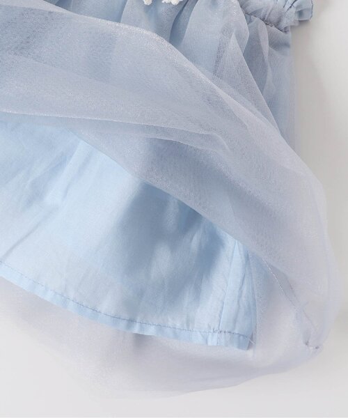 apres les cours(アプレレクール)の「レースチュール ベビージャンスカ(その他ベビーウェア・キッズ・ブルー/アイボリー・70/80)」の14枚目の写真