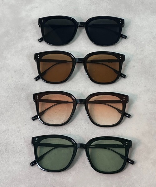 Vipoa（ヴィポア）の「ブラックフレームサングラス（サングラス・レディース・ブラック/ブラウン/グリーン/ライトブラウン・FREE）」の7枚目の写真