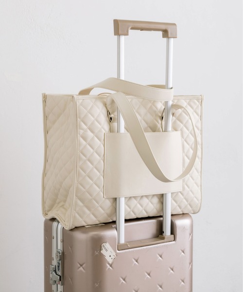 Aimerianejoie合皮キルティングキャリーオントート 1032200060（トート