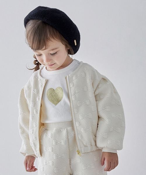 petit main（プティマイン）の「【リンク/GOODPRICE】チビフリル長T（Tシャツ/カットソー・キッズ・オフホワイト/トップグレー/ブラック/ラベンダー・80ｃｍ/90cm/110cm/100cm/130cm/120cm）」の18枚目の写真